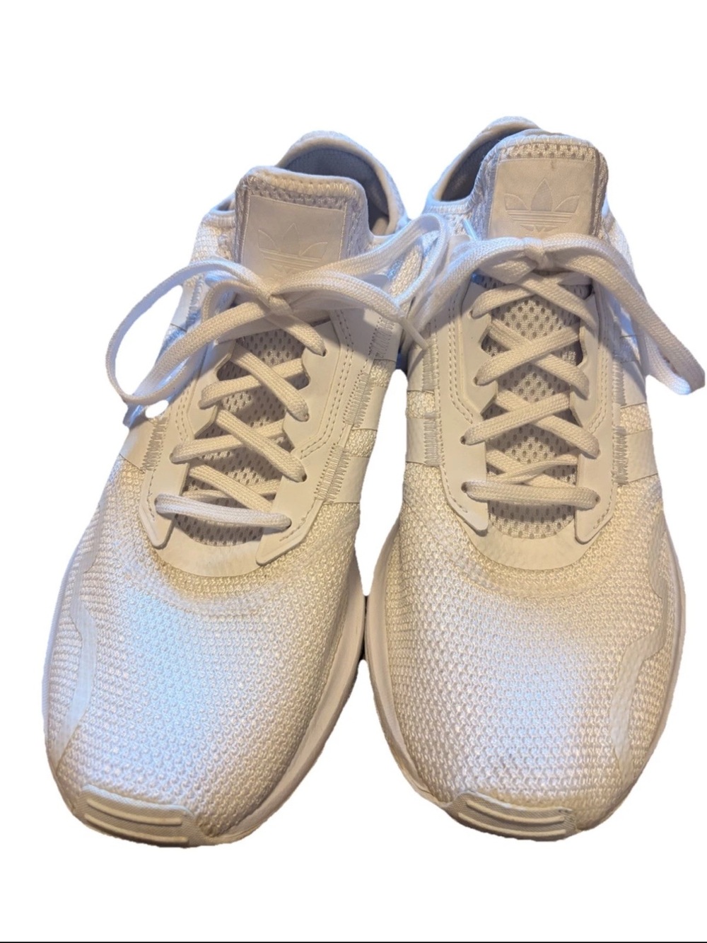 Adidas Swift Run X Triple White Sneakers Men’s Size 12 FY2117 Athletic Shoes